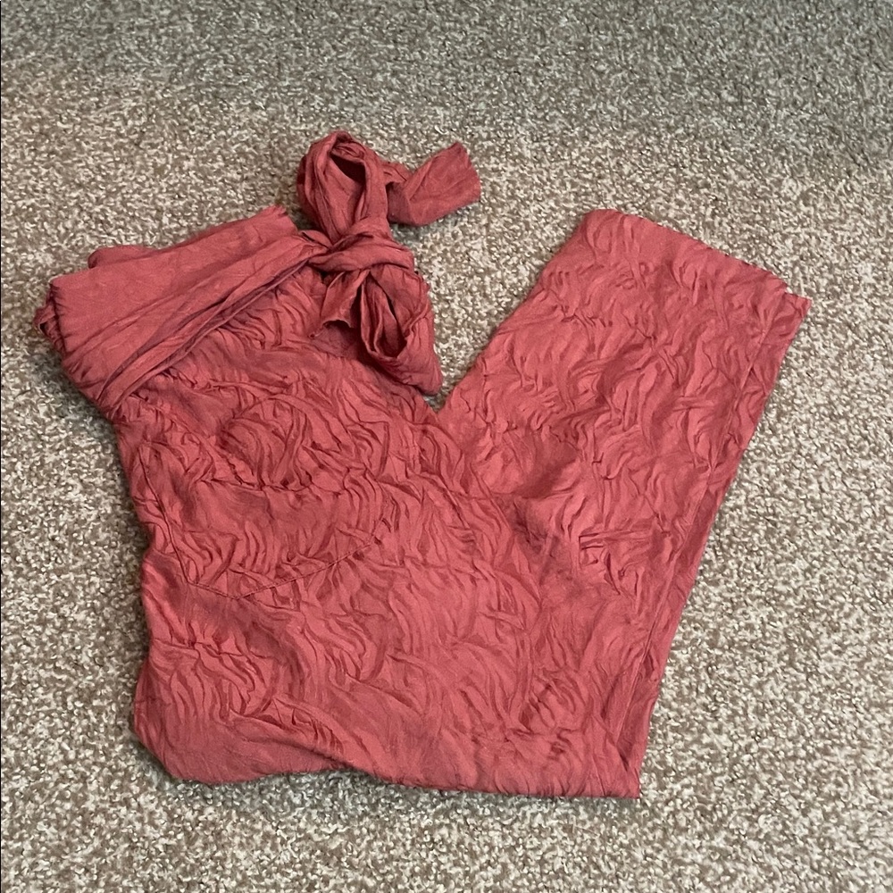 Ett Twa By Anthropologie Aubade Tie Waist Crop Pants